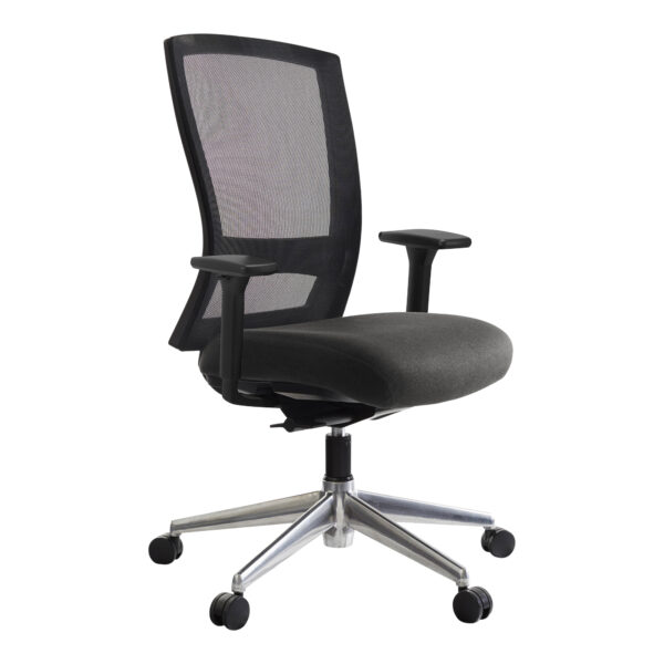 Buro Mentor Mesh Back - Polished