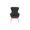 Solid dual color Queen Armchair with 4 legs, elegant accent chair for living rooms or offices