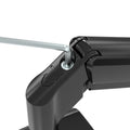 Close-up of Vader Single Monitor Arm showing tension gauge for adjusting monitor weight