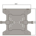 Vader Laptop Tray Dimensions