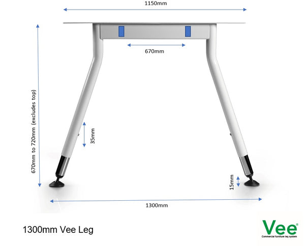 Vee Leg Desk System