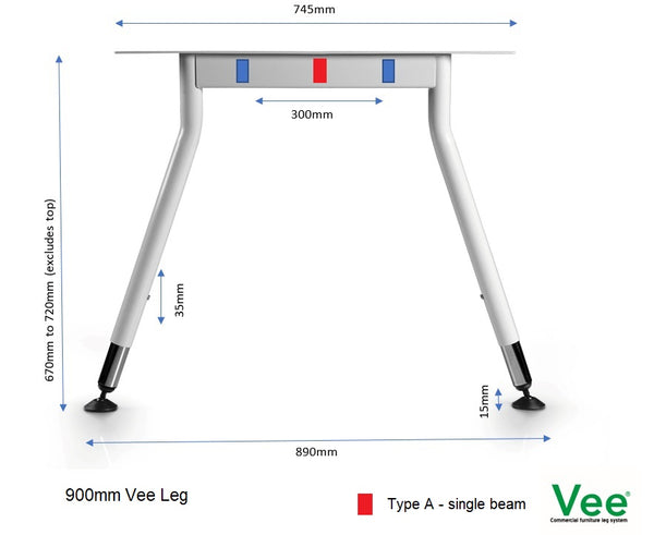 Vee Leg Desk System
