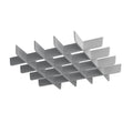A piece of frost color acoustic ceiling panel