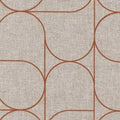 Slick Tub Chair Fabric option in beige with hoop design